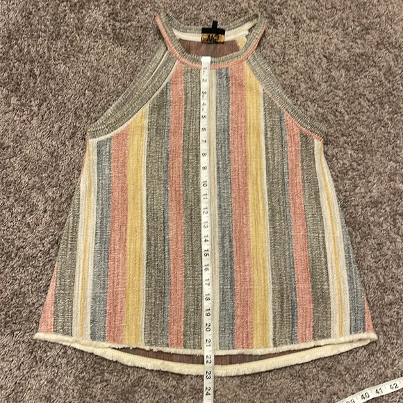 W5 Anthropologie Striped Halter Tank - Picture 8 of 9